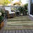 Machine Washable Indoor/Outdoor Christain ACN1284 Olive Rug-109531943