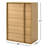 Alvarez 36" W Solid Wood 5-Drawer Dresser-840440554