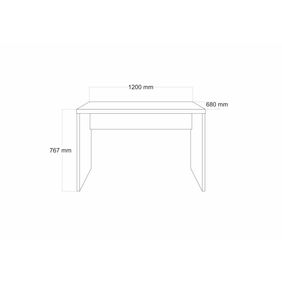 Caravel Rectangle Writing Desk
