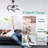 Coeyn 24 Inch DIY Shape Ceiling Fan with Light, 3 Color Changing Light Fixtures Ceiling Fan-453147542