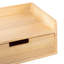 Casiano Solid Wood Floating Shelf with Drawer-1145232844