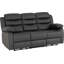 5 Seater Faux Leather Electric Reclining Sofa-831389378