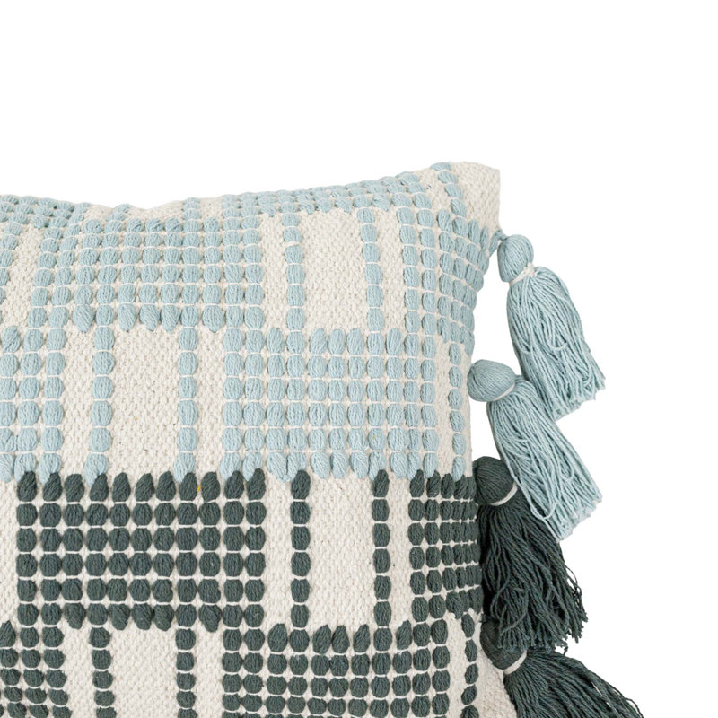 Modern Fringed Throw Pillow