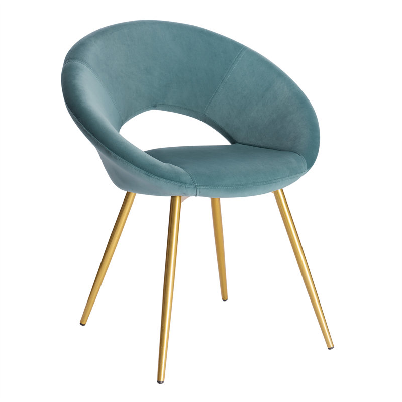 Catoosa Upholstered Dining Chair, Turquoise