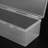 2Pcs Refrigerator Food Crisper Rectangular Leaf-Proof Stackable Toast Boxes