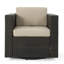 Chaise de patio pivotante pour l'extérieur avec coussins (excluant la table)-51170458
