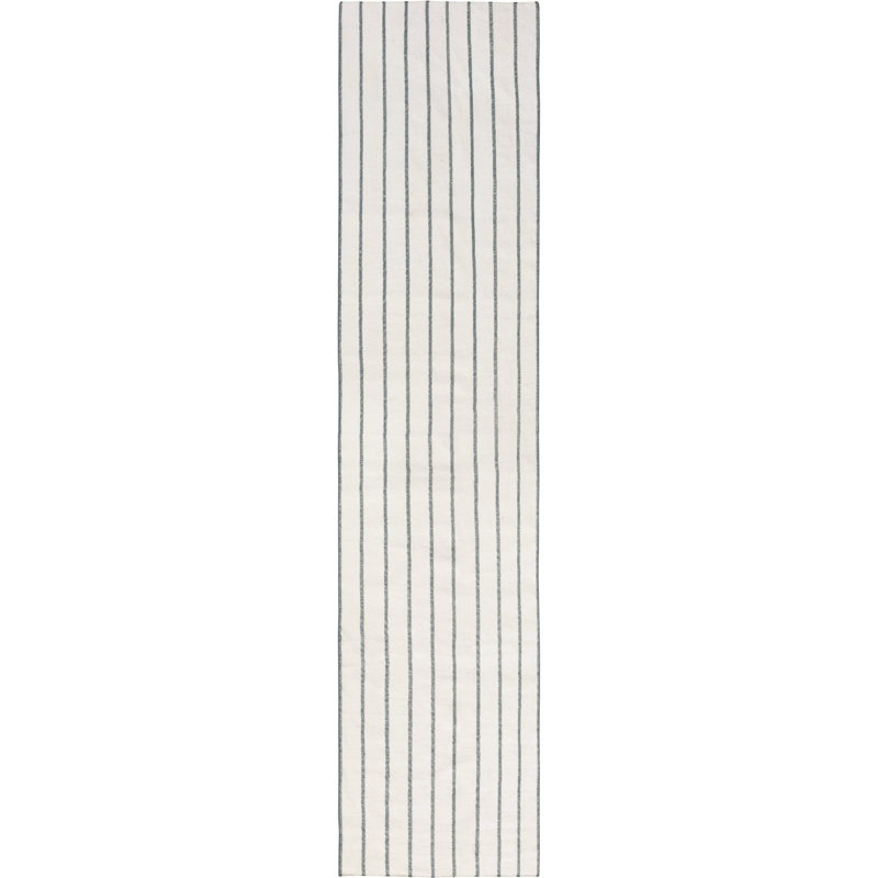 Modern One-of-a-Kind Runner 3'3" X 14'3" Hand Knotted Area Rug