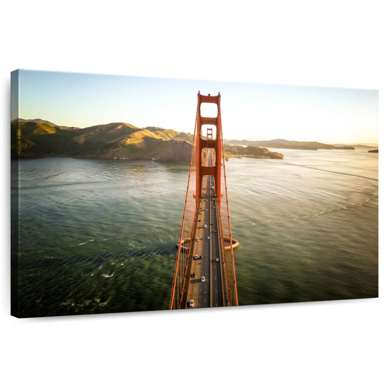 Lilie Golden Gate Bridge Horizon, 34" H x 51" W
