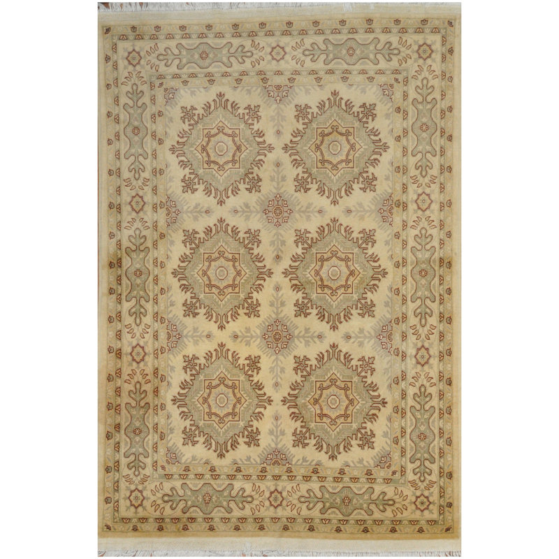 Tapis en laine noué à la main Oushak