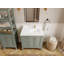 Nashville X P 22 po D Meuble-lavabo de salle de bain décalé à droite avec quartz Empira-112671351
