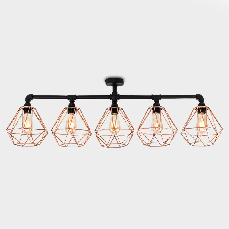 Hanley Flush Mount, Copper, Yes