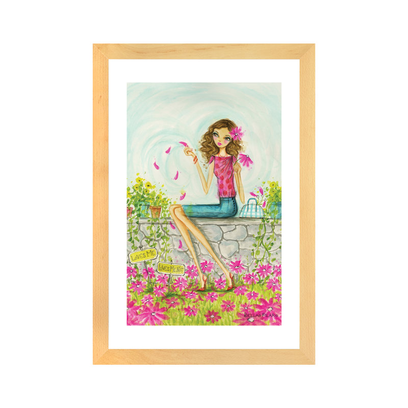 Printemps à Summerside # 4, art, H 24 po x l 16 po x P 1 po, Papier encadré naturel