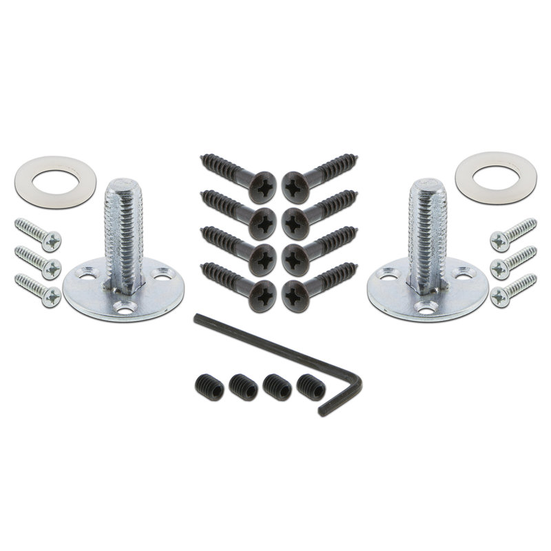 Mission Plate with Crystal Emerald Door Knob, Timeless Bronze