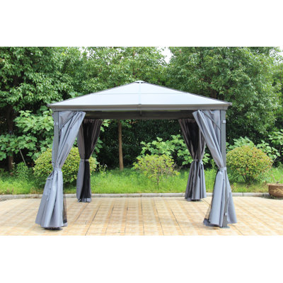 Abhijay 3m x 3m Aluminium Permanent Gazebo