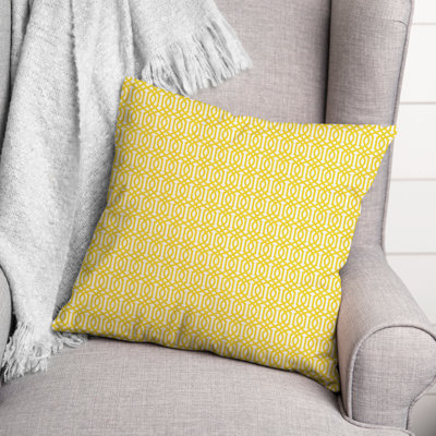 Geometric Outdoor Reversible Throw Pillow