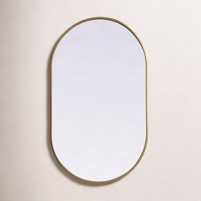 Sabine Metal Pill Wall Mirror
