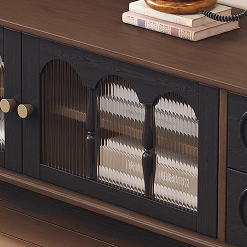 Meuble télé et table basse en hévéa