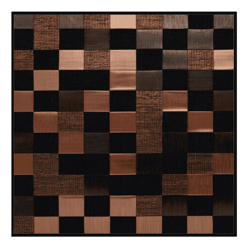Machine Washable Botanical Area Rug, Square 7'