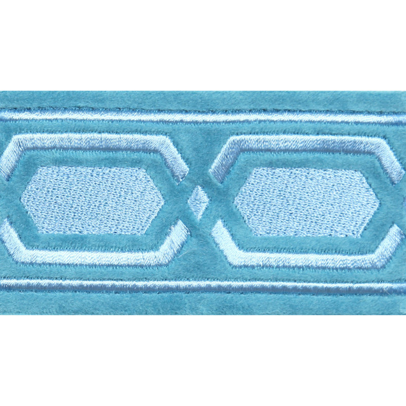 Tissu Roman Key, Bleu ciel