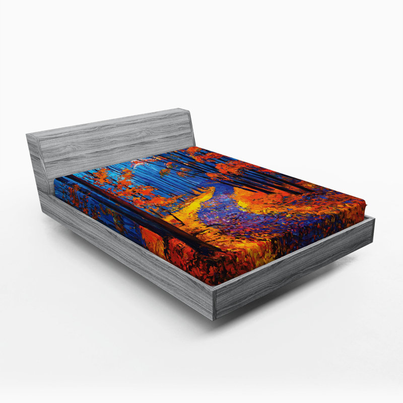 Microfiber Patterned Fitted Sheet, Full Fitted Sheet