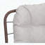 Canapé de patio en osier PE avec coussin épais