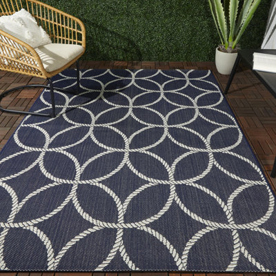 Hedvige Geometric Indoor / Outdoor Rug