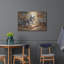  «Schnauzer miniature dans la cuisine» par Rich Monet, art mural en métal, 24 po x 16 po-634403727