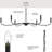 Ilia 6-Light Matte Black Extra Large Chandelier-127380252