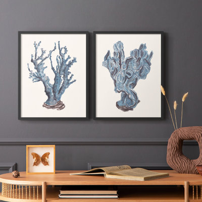 Indigo Reef I-Premium Framed Print -Ready to Hang - No Nails Required - No Nails Required