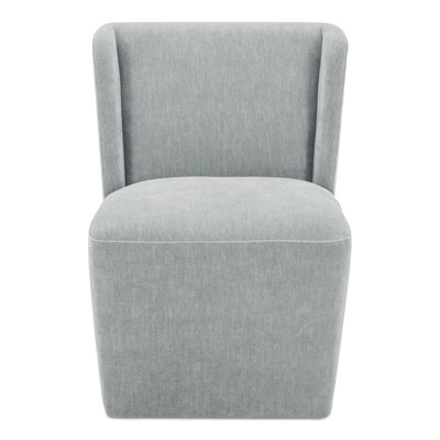 Corabeth Upholstered Rolling Dining Chair