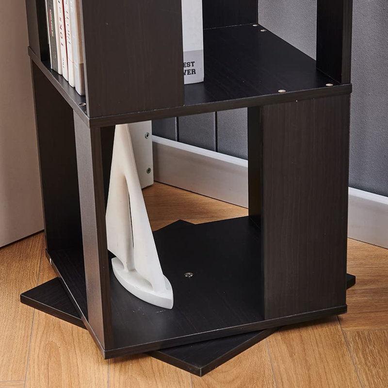Alesio 190cm H x 34cm W Bookcase, Black