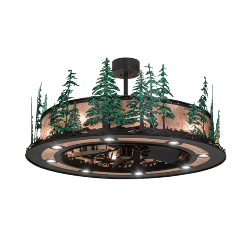 Tall Pines Downrod Ceiling Fan