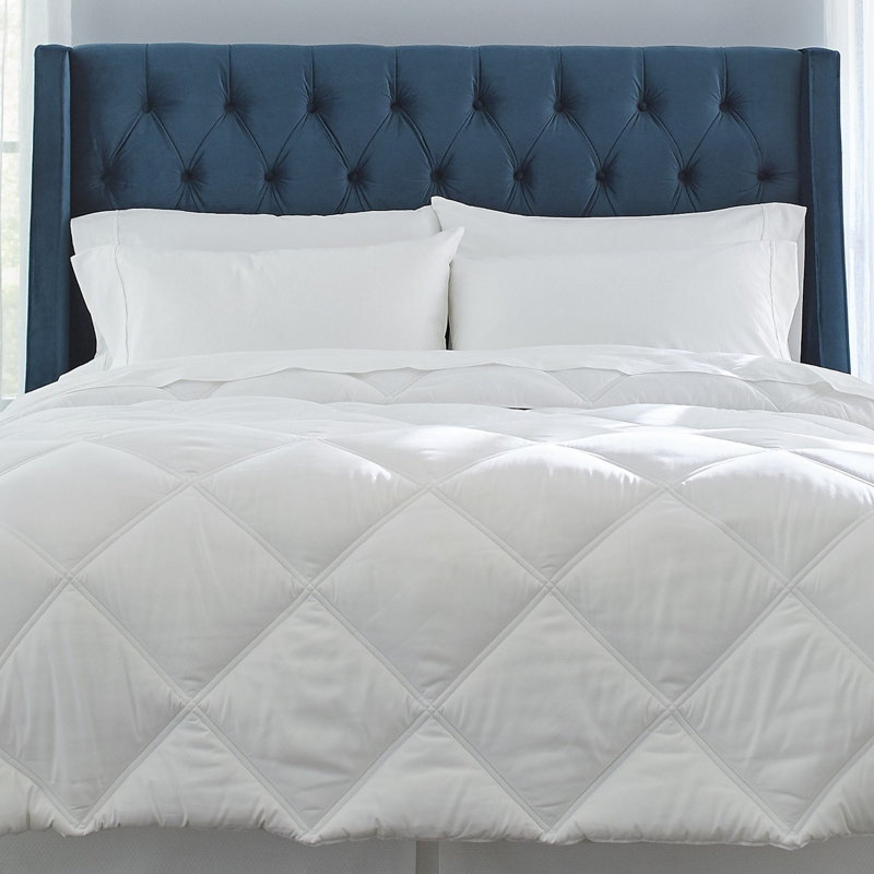 Édredon en duvet synthétique Pointehaven, Grand lit, Blanc