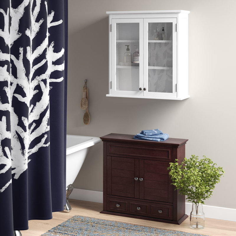 Carruthers 68.58cm x 73.66cm Wall Mounted Cabinet