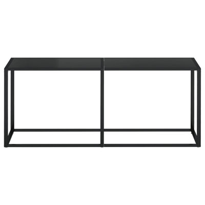 Hefling Glass Top Console Table