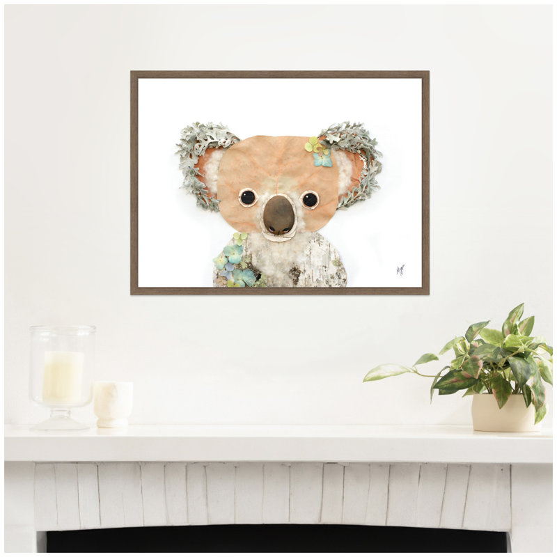 Koala par Madeline Jeppesen, reproduction d'art sur toile encadrée