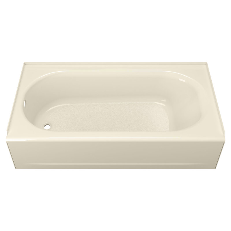 Princeton 60'' x 34'' Soaking Americast Bathtub, Bone, Left
