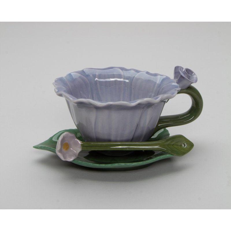 Ensemble de tasses et soucoupes Queenstown Dahlia