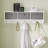 Huseyn Wall Mounted Coat Cubby Shelf with Hooks-160315283