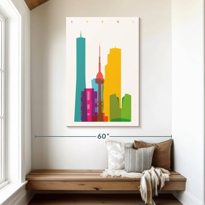 Sireci Vibrant Seoul, 48" H x 32" W