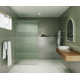 Gaia 40 in. x 78 in. Frameless Fluted Single Fixed Shower Panel