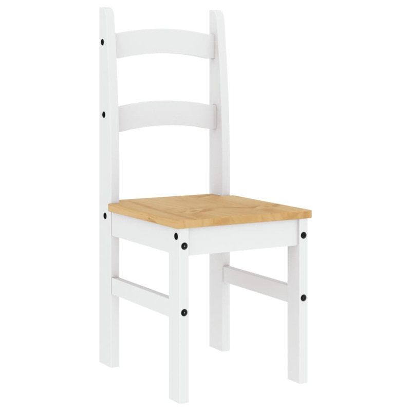 Wogina 45cm H Solid Wood Side Chair, White