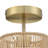 Neher Rattan Semi Flush Mount