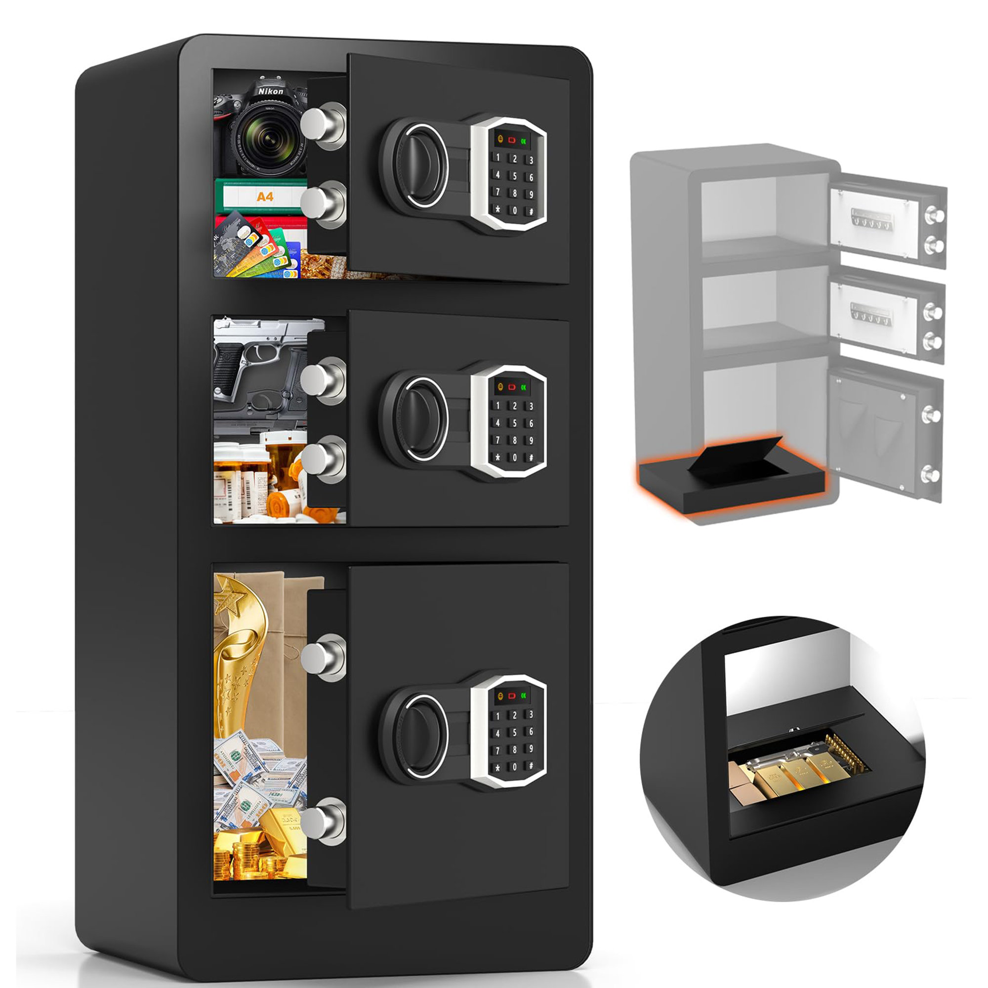 KJETHKEY 8.4 Cuft Heavy Duty Safe Box - Wayfair Canada