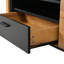 Unfinished TV Stand for TVs up to 77" with Fireplace Included