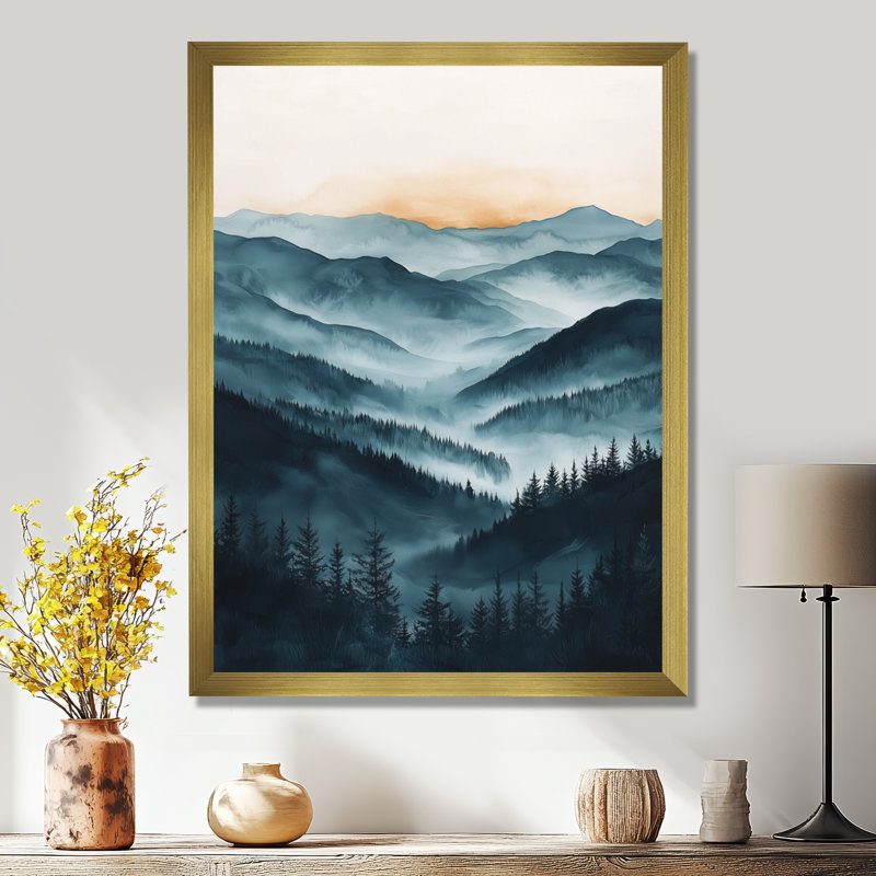 Gissella - Landscapes Canvas Art Print, H 20 po x l 12 po, Picture Framed, Doré