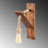 Alveston Manufactured Wood Armed Sconce