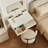 Makeup Vanity Desk With Removable Mirror And Lights, 3 Color Modes & Adjustable Brightness Dressing Table, Small Vanity Table Set With 2 Drawers For Bedroom, White 31.5"