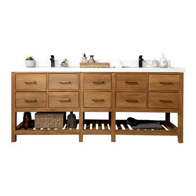 Ensemble de meuble-lavabo double 84 po