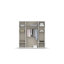 Hinged door wardrobe Narai with mirror, handle -less look MADE IN GERMANY-104201204-104828612